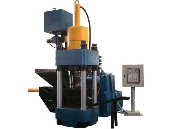 Used Vertical Copper Briquetting Press Machine for sale