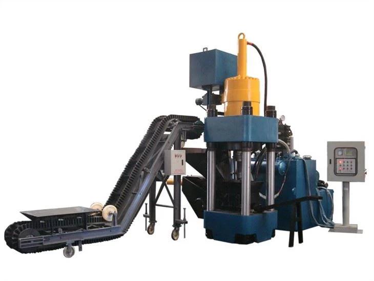 Presse à briquettes hydraulique en métal